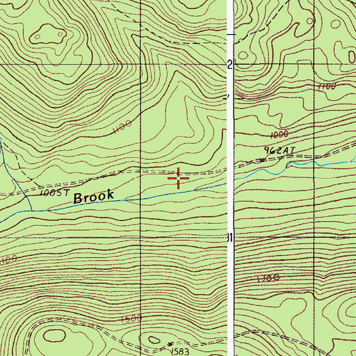 Topographic Map of Joe Tardy Camp, ME