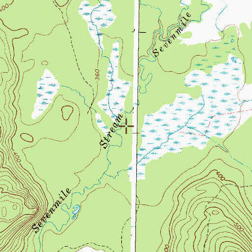 Topographic Map of Jolly Brook, ME