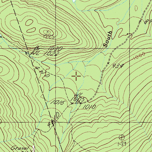 Topographic Map of Jont Stream, ME