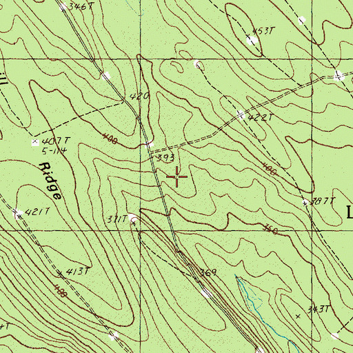 Topographic Map of Keefe Camp, ME