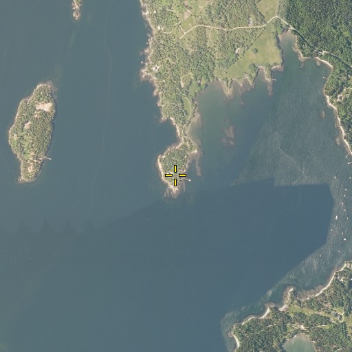 Aerial/Satellite Image of Keller Point, ME