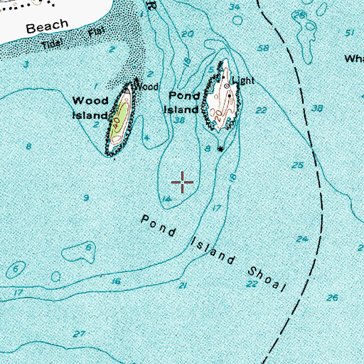 Topographic Map of Kennebec River, ME