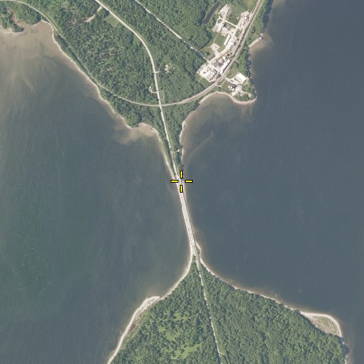 Aerial/Satellite Image of Kidder Point, ME