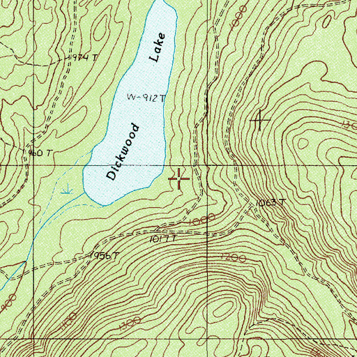 Topographic Map of Laliberte Camp, ME