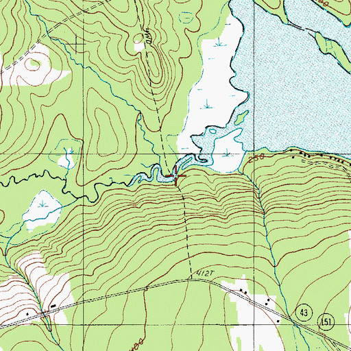 Topographic Map of Lemon Stream, ME