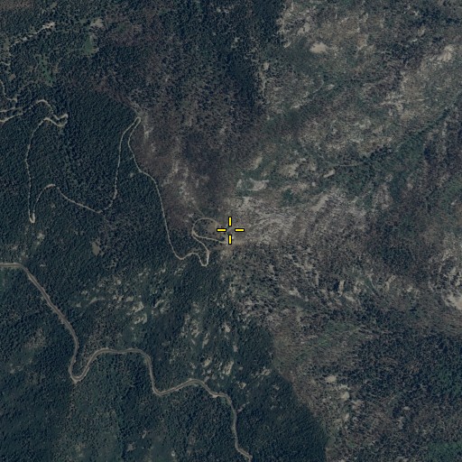 Aerial/Satellite Image of Heliograph Peak, AZ