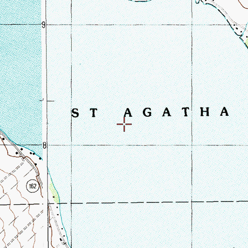 Topographic Map of Long Lake, ME