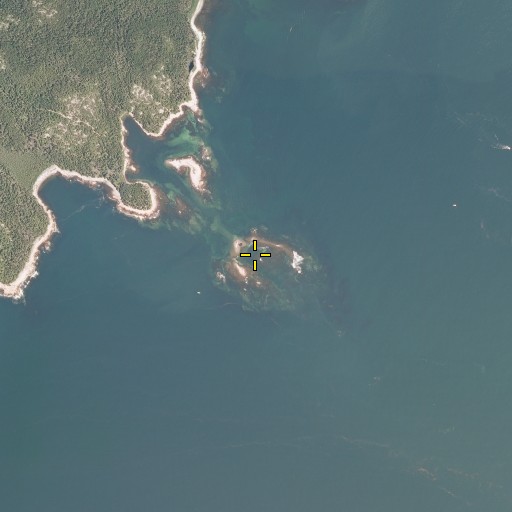 Aerial/Satellite Image of Long Ledge, ME