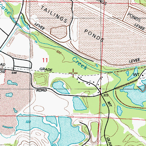 Topographic Map of Goodman, AR