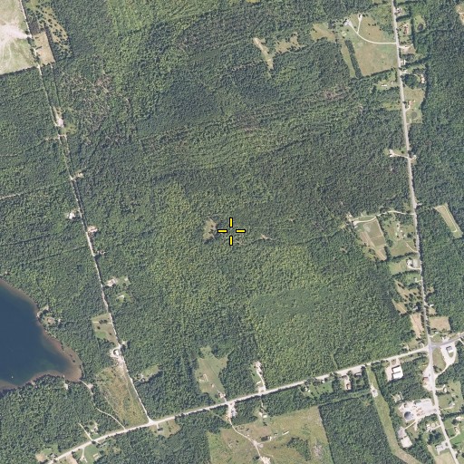 Aerial/Satellite Image of Loring Hill, ME