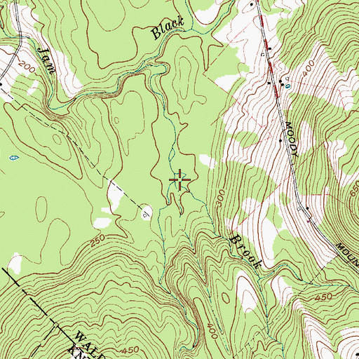 Topographic Map of Luce Brook, ME