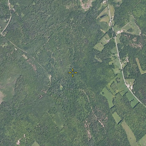 Aerial/Satellite Image of Luce Brook, ME