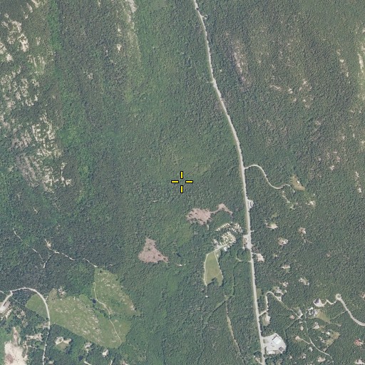 Aerial/Satellite Image of Lurvey Spring, ME