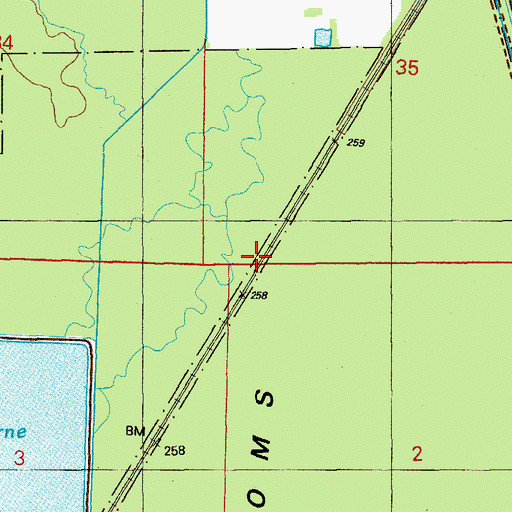 Topographic Map of Holland, AR