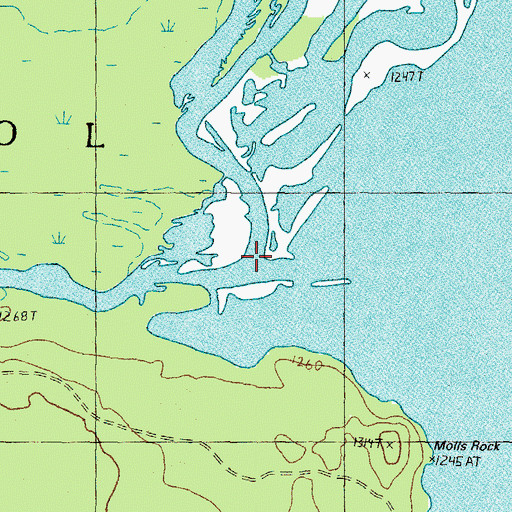 Topographic Map of Magalloway River, ME