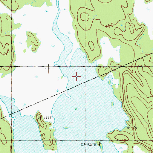 Topographic Map of Maine River, ME