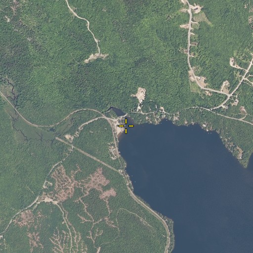 Aerial/Satellite Image of Mann Brook, ME