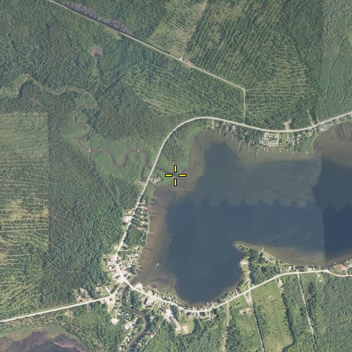 Aerial/Satellite Image of McLean Brook, ME