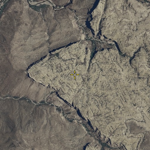 Aerial/Satellite Image of Hells Half Acre, AZ