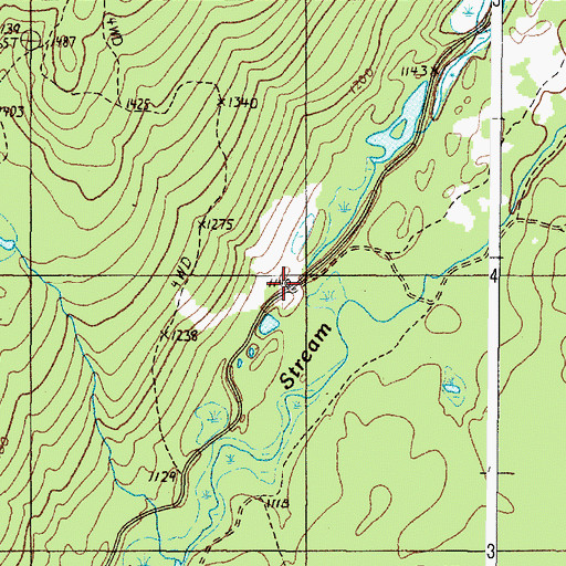 Topographic Map of Milliken Farm, ME