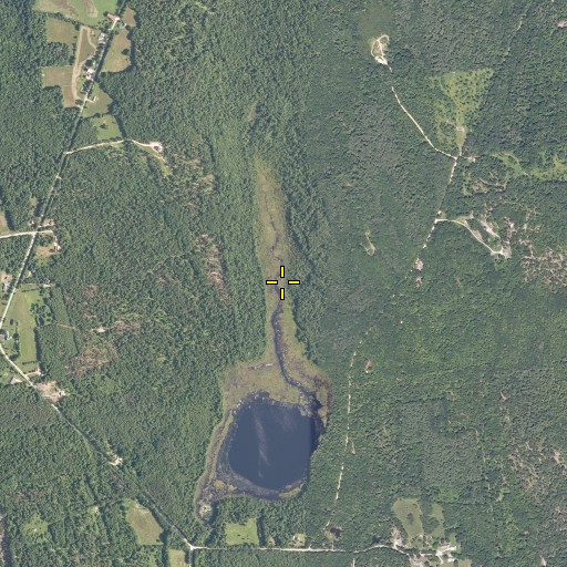 Aerial/Satellite Image of Mitchell Brook, ME