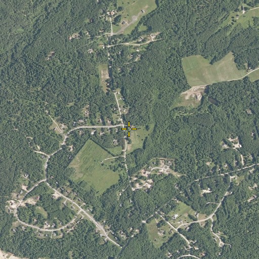 Aerial/Satellite Image of Mitchell Hill, ME