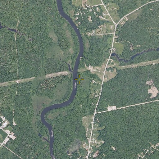 Aerial/Satellite Image of Moore Brook, ME
