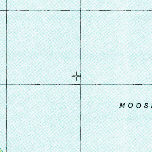 Topographic Map of Moosehead Lake, ME