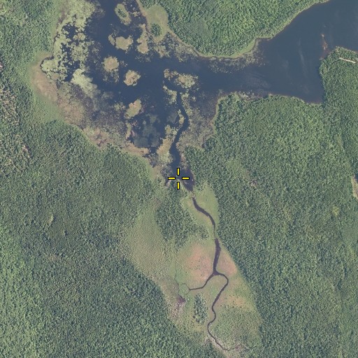 Aerial/Satellite Image of Morrison Brook, ME