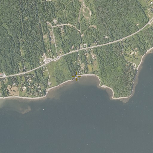 Aerial/Satellite Image of Morrow Brook, ME