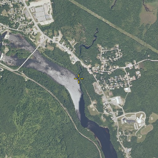 Aerial/Satellite Image of Mosquito Brook, ME
