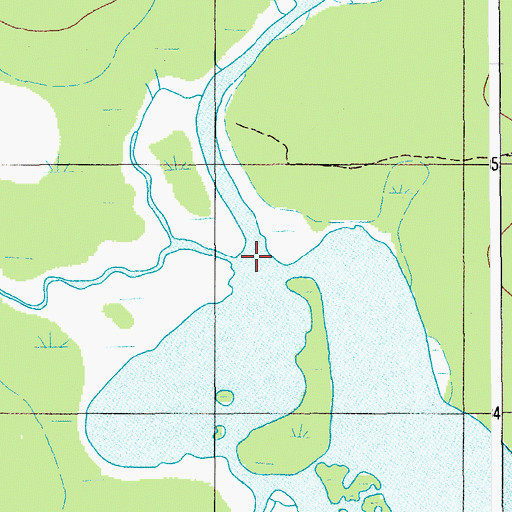 Topographic Map of Mosquito Brook, ME