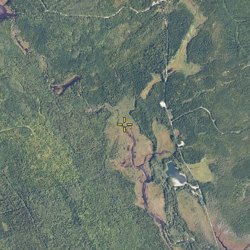Aerial/Satellite Image of Mud Pond Brook, ME