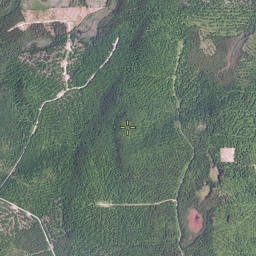 Aerial/Satellite Image of Nighthawk Mountain, ME