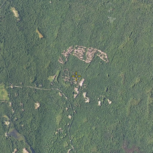 Aerial/Satellite Image of Norman Hill, ME