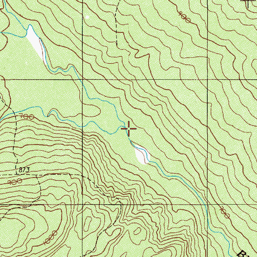 Topographic Map of North Branch Birch River, ME