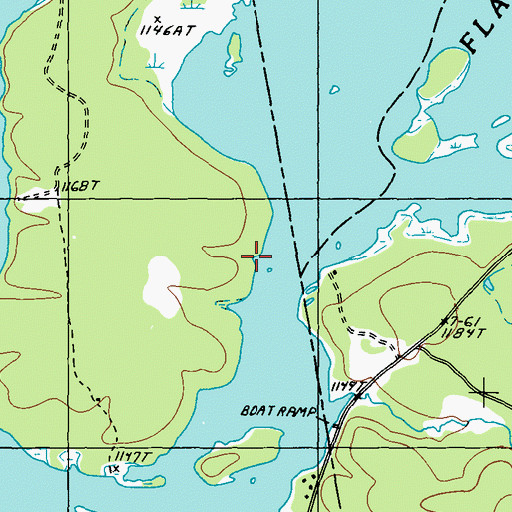 Topographic Map of North Branch Dead River, ME