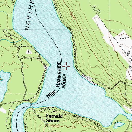 Topographic Map of Northeast Pond, ME