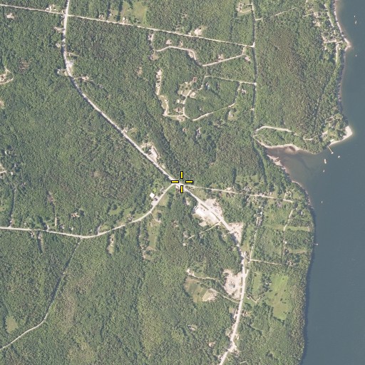 Aerial/Satellite Image of Northport, ME
