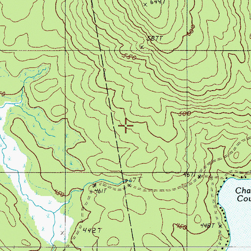 Topographic Map of Norton Trail, ME
