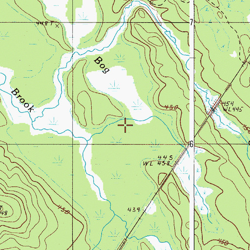 Topographic Map of Orson Bog, ME