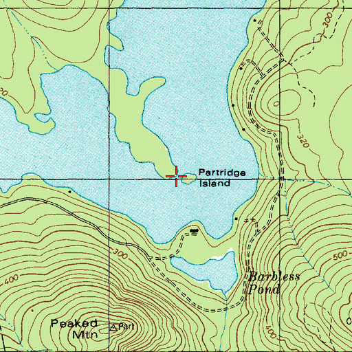 Topographic Map of Partridge Island, ME