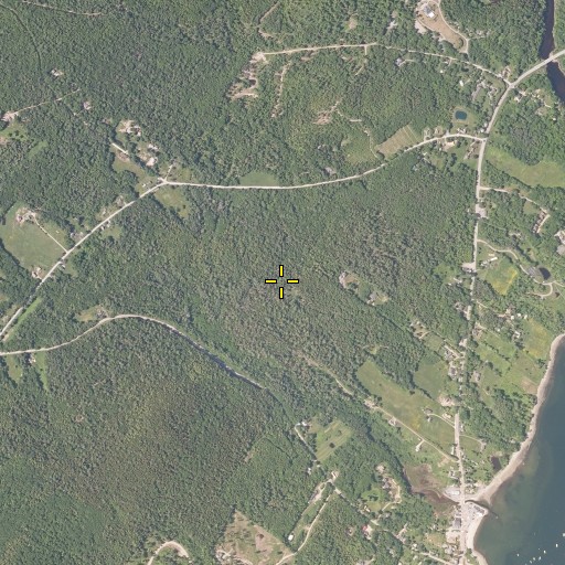 Aerial/Satellite Image of Pendleton Hill, ME