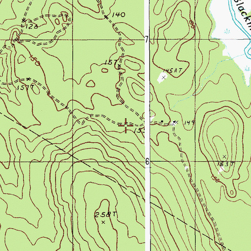 Topographic Map of Penobscot Experimantal Forest, ME