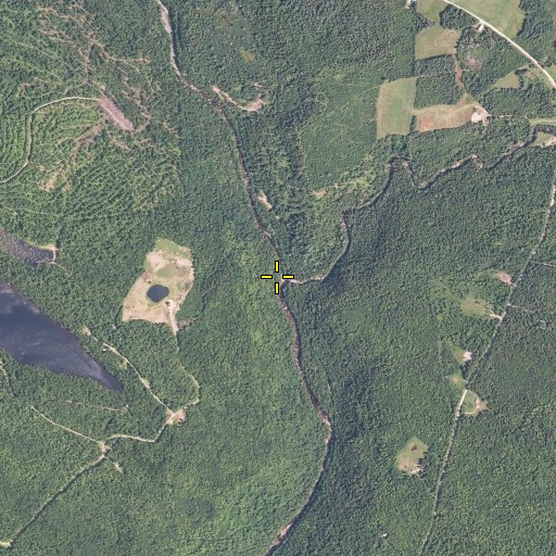 Aerial/Satellite Image of Perham Stream, ME