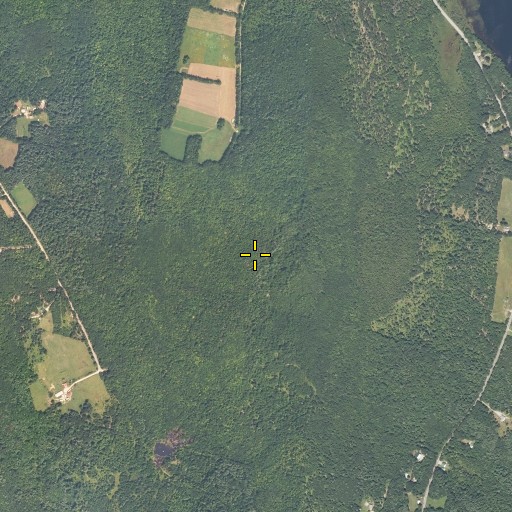Aerial/Satellite Image of Pine Hill, ME