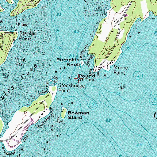 Topographic Map of Pound of Tea, ME
