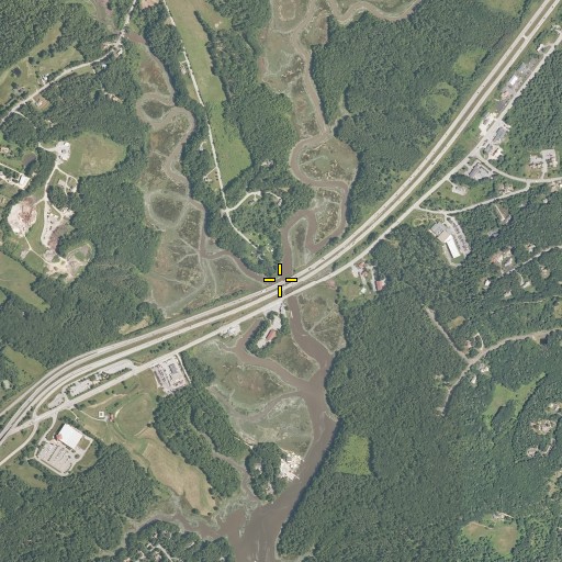 Aerial/Satellite Image of Pratts Brook, ME