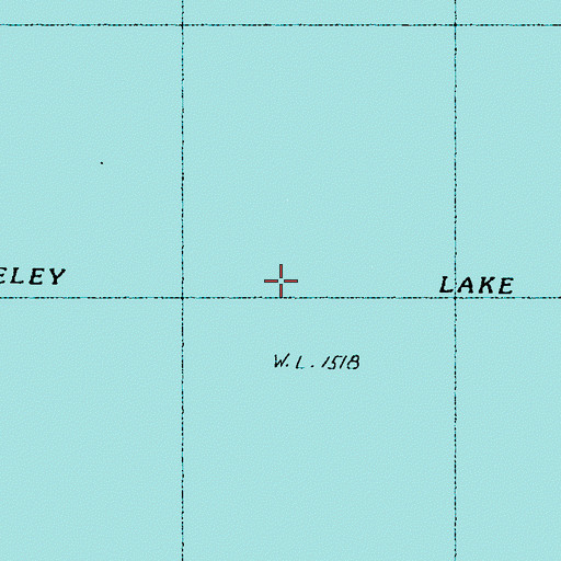 Topographic Map of Rangeley Lake, ME