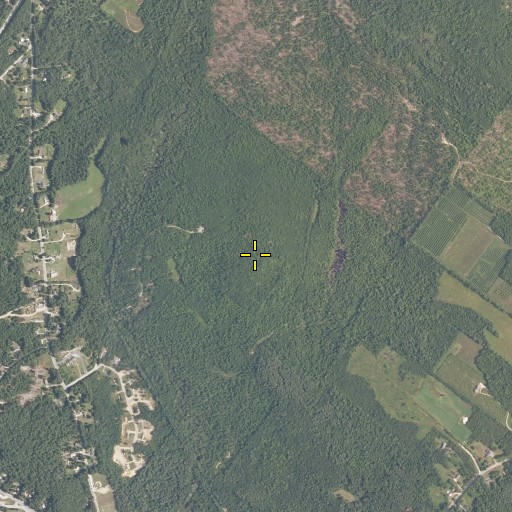 Aerial/Satellite Image of Raspberry Hill, ME